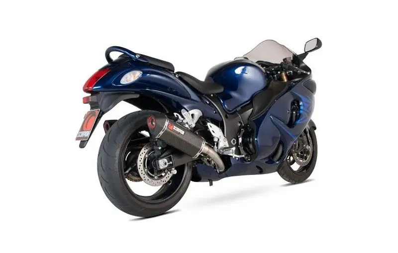 Silencieux Scorpion Serket Droit Carbone Suzuki 1300 GSXR Hayabusa 2008-2015 Legkelendőbb