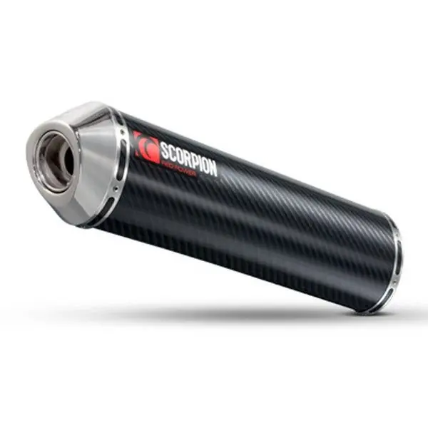 Ajánlat Silencieux Scorpion Factory Ovale Carbone et casquette inox Triumph 800 Tiger 2011-2015