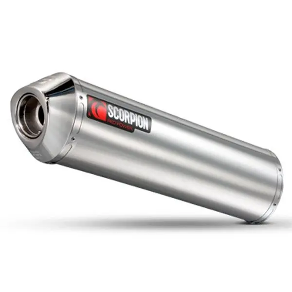 Kedvezményes ár Silencieux Scorpion Factory oval acier inox et casquette inox Triumph 800 Tiger 2011-2015